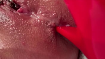 Anal masturbate by high heels and juice pussy after orgasm