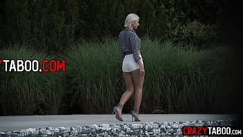 Sexy babe swallowed big cock and gave a foot job before hot pussy fucking