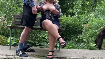 My mother in law's gorgeous natural tits are finally all covered in my warm cum dreams come true