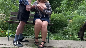 My Mother In Law's Gorgeous Natural Tits Are Finally All Covered In My Warm Cum Dreams Come True thumbnail