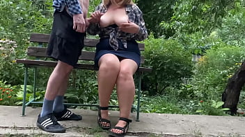 My mother in law's gorgeous natural tits are finally all covered in my warm cum dreams come true