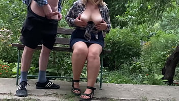 My mother in law's gorgeous natural tits are finally all covered in my warm cum dreams come true