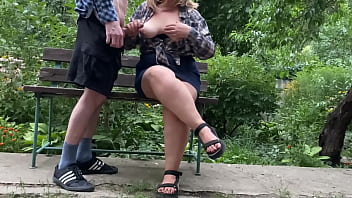 My mother in law's gorgeous natural tits are finally all covered in my warm cum dreams come true