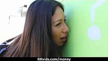 Cute teen suck and fucked for cash 21