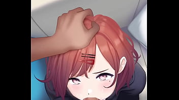 Deepthroat waifu girl