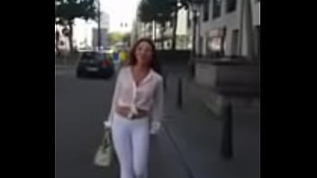 7321620 hooker walking in the street in sexy high heels and legging