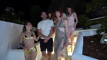 Anal after party by the pool 4 anal sluts vs 2 studs pixie pink julia maze april paisley yourfavcumslut