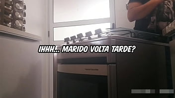 Recebi o técnico do gás e no final sentei nele