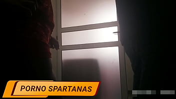 Recebi o técnico do gás e no final sentei nele