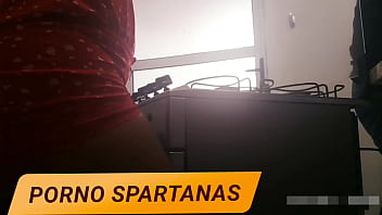 Recebi o técnico do gás e no final sentei nele