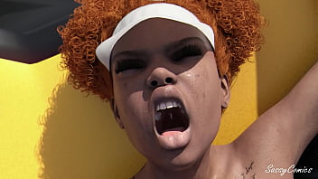 Ghetto girl with thick thick rides top don bbc in yellow lamborghini sassycomics