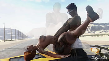 Ghetto girl with thick thick rides top don bbc in yellow lamborghini sassycomics