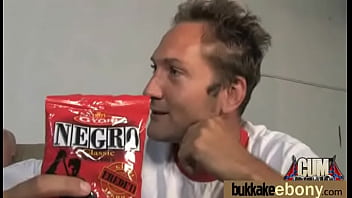 Interracial gangbang with white dicks 9