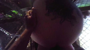 Terrifying pedestrian bridge walk with sarah bj — fear turns to wet desire