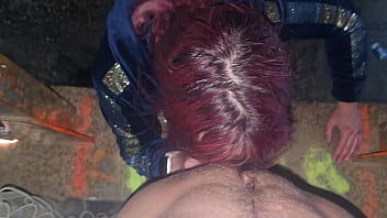 Terrifying pedestrian bridge walk with sarah bj — fear turns to wet desire