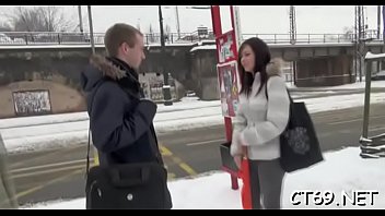 Mighty and skillful chap bangs wet gap of a seductive babe