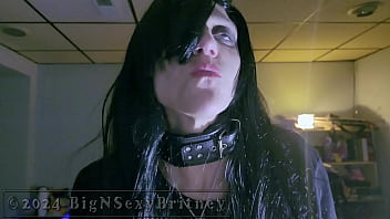 Big n sexy britney goes goth goth chick blowjob and huge facial 2 minute preview
