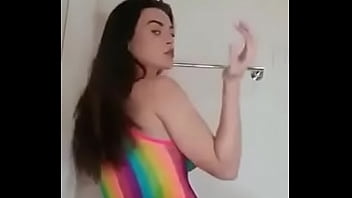Lana rainbow lingerie jerkoff