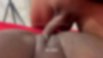 Wife takes cum in her ass and cuckold husband can't hold it and cums in her pussy while the cum drills out of her ass
