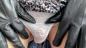 In desperation he shoved his big wet cock into my panties and had dripping orgasm