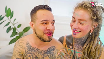 Tattooed stretched & soaked by massive italian cock – deepthroat atm & gaping finish
