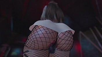 Asian coworker tries to hide an anal dildo rumbling in her ass second life