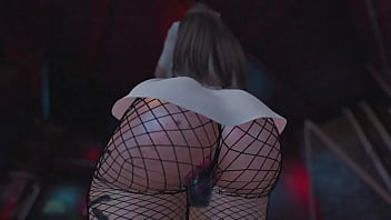 Asian coworker tries to hide an anal dildo rumbling in her ass second life