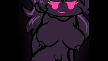 Corrupted gf's tits move while she moves