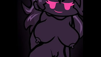 Corrupted gf's tits move while she moves