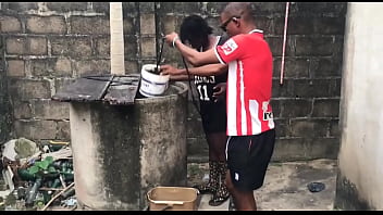 My boyfriend likes to fuck me by the well side