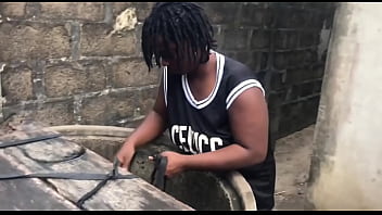 My boyfriend likes to fuck me by the well side