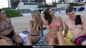 Hot sexy amateur babe needs a lift and takes cash 27