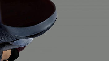 Giantess in high heels pumps crush tiny man