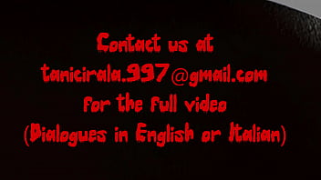 Giantess in high heels pumps crush tiny man