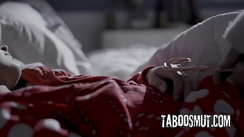 Hot brunette teen has a crush for her new step uncle