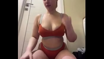 Deep thought with sexy blondy