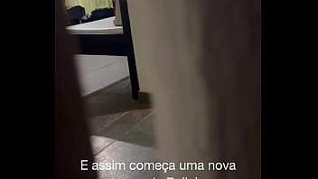 Belinha seduziu o aluno levou pra casa e o corno filmou tudo escondido na dispensa