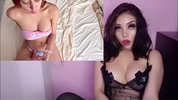 Masturbandome con una linda chica que quiere mucha leche