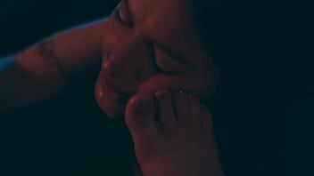 She was licking my toes like it was a dessert