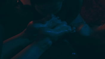 She was licking my toes like it was a dessert