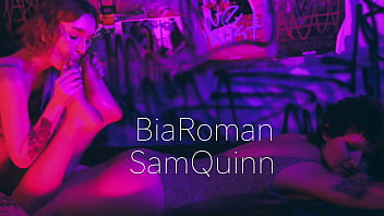 Sub girl with big feet locked to spreader bar for the pleasure of her goddess