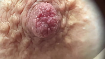Extreme close up on my nipples play i think you never see it