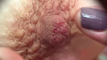Extreme close up on my nipples play i think you never see it