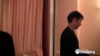 Alice lets her man cum on her face