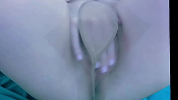 Masturbation in tan nylons