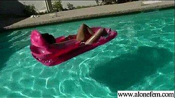 Alone cute girl insert in her pussy things missy maze clip 04