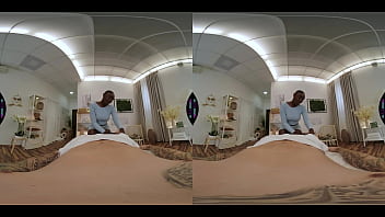 Black ebony girl gives african massage horny naughty zaawaadi happy ending sex vr 360 porn