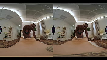 Black ebony girl gives african massage horny naughty zaawaadi happy ending sex vr 360 porn