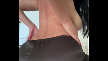 Kira's massive tits bounce as she fingers her dripping cunt