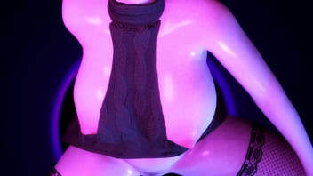 Girl sit on a moving chair